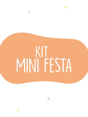 Kit mini festa - qualquer tema da doobdoo