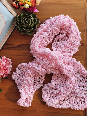 Cachecol rosa 2