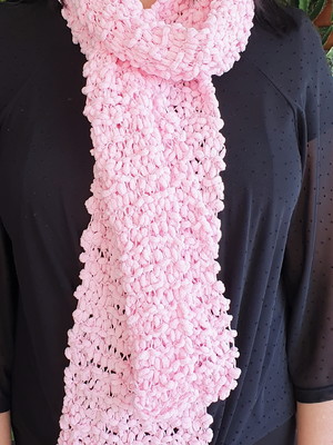 Cachecol rosa 3