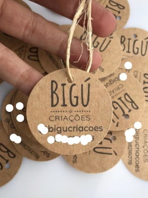100 etiquetas couro + 100 tags kraft + brinde!! frete gratis