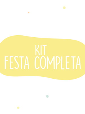 Kit festa completa - qualquer tema da doobdoo