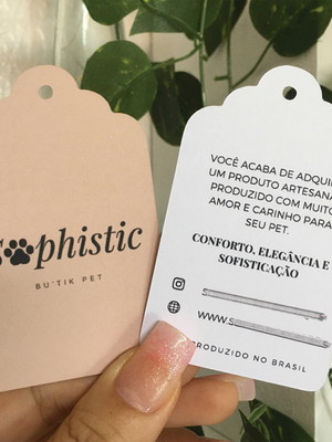 Tag | simples - frente e verso