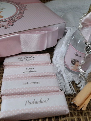 Convite padrinhos de batizado