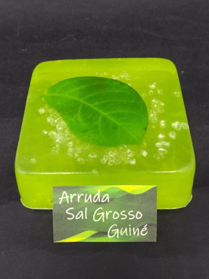 Kit c/ 3 sabonetes de arruda, sal grosso e guiné - 105gr