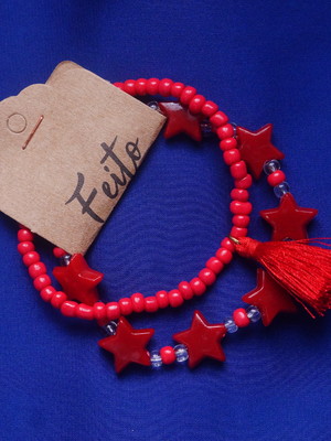 Conjunto pulseira stars