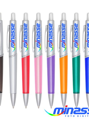 500 canetas mod 320 - brindes personalizados - imp.colorida