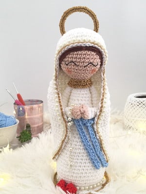 Nossa senhora de lourdes - amigurumi
