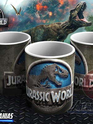 Caneca polímero jurassic park