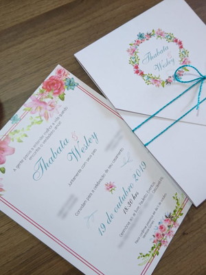 Convite de casamento