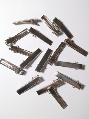 Presillha bico de pato 3cm com 50 unidades / cabelo e artesa