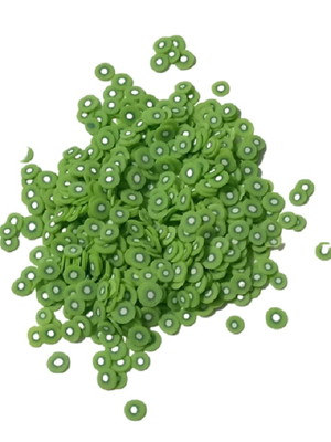 1500 un kiwi de fimo fatiado pacote com 30 gramas