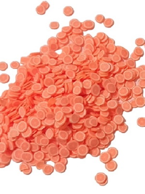 1500 un laranja de fimo fatiado pacote com 30 gramas