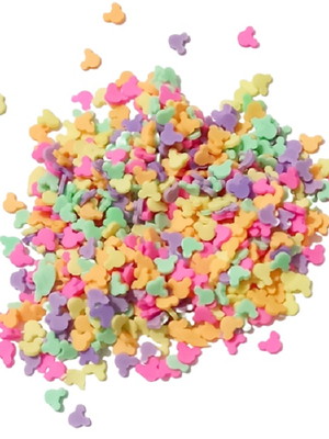 1500 un mickey de fimo fatiado pacote com 30 gramas
