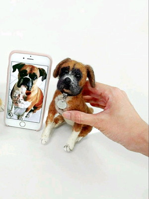 Boxer - miniatura de cachorro