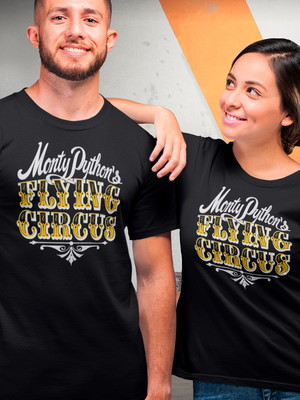 Camiseta monty python flying circus cult anos 70 séries