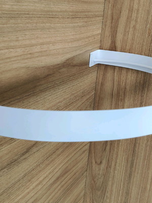 Dossel de parede largo branco