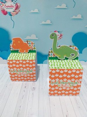 Faixa acrílica 3d dinossauro