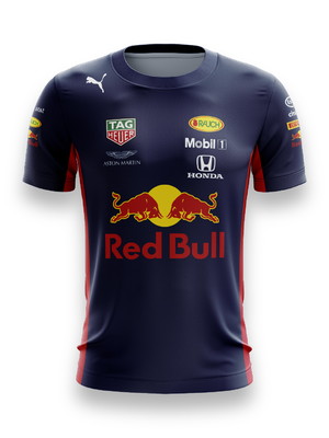 Camiseta rbr red bull racing 2019 corrida formula 1 f1