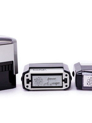 Carimbo personalizado automático - 14x38mm