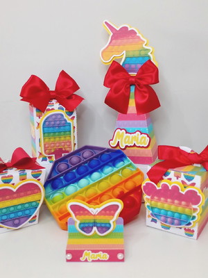 Kit personalizado pop it ( fidget toys) clássico - 30 peças