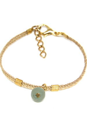 Pulseira quartzo verde