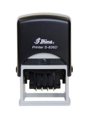 Carimbo datador automático personalizado - 30x45mm