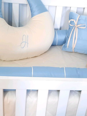 Kit berço off white com cores a escolha
