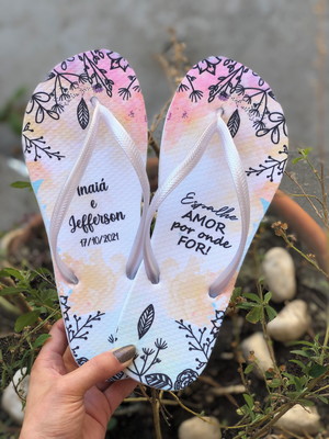Chinelo personalizado