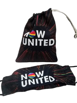 Máscara now united 3d com saquinho
