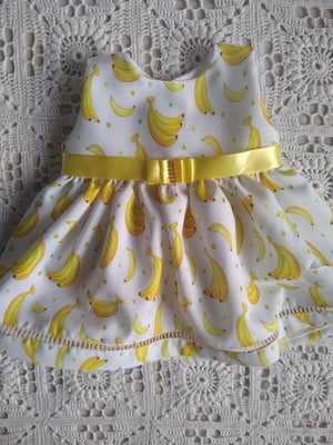 Vestido infantil bananas