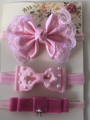 Kit faixas para bebê luxo