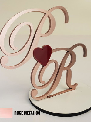 Topo de bolo decoração casamento dos noivos personalizado