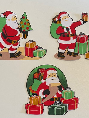 3 patch aplique termocolante papai noel #2