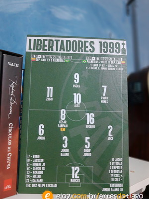 Quadro pôster - campinho - verdão liberta 1999