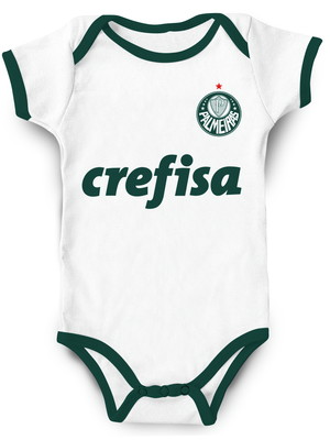 Body palme.iras 2019 branco bebê futebol personalizado