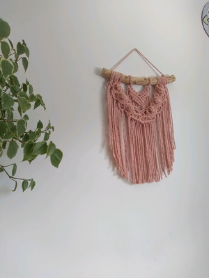 Painel macramé pequeno