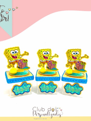 Caixa acrílica bob esponja