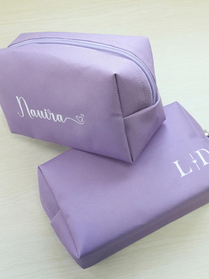 Necessaire personalizada box lilás