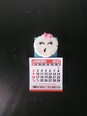 Mini calendário chuva de bênção