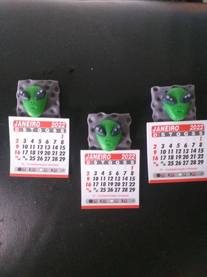 Mini calendário extraterrestre