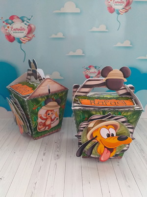 Sushi com alça 3d mickey safari
