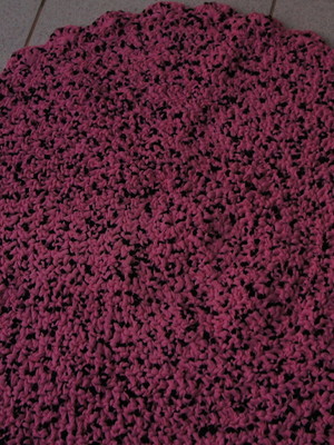 Tapete de croche em fio de malha - tapmared032