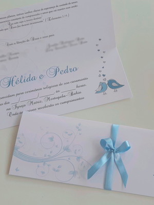 Convite de casamento