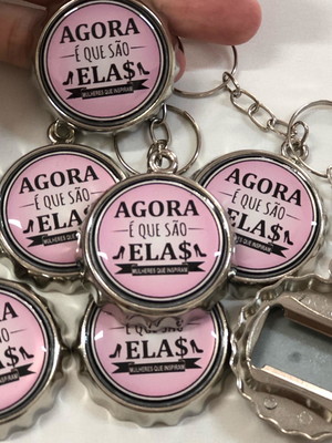 Abridor de garrafa personalizado no tema que desejar