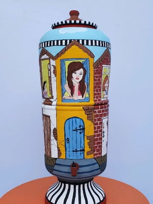 Filtro de barro personalizado- 2velas- 8litros