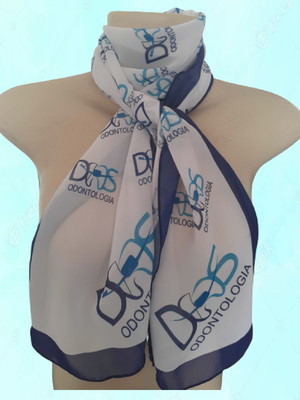 Echarpe personalizada com logotipo