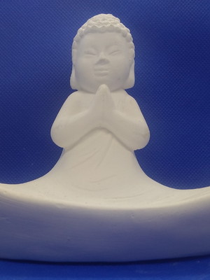 Escultura porta incenso buda imagem com porta incensário