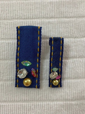 Presilhas jeans tal mãe tal filha
