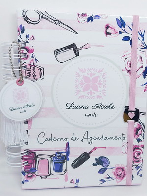 Caderno de agendamentos manicure