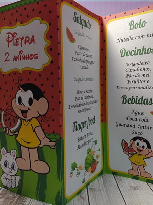 Cardápio magali